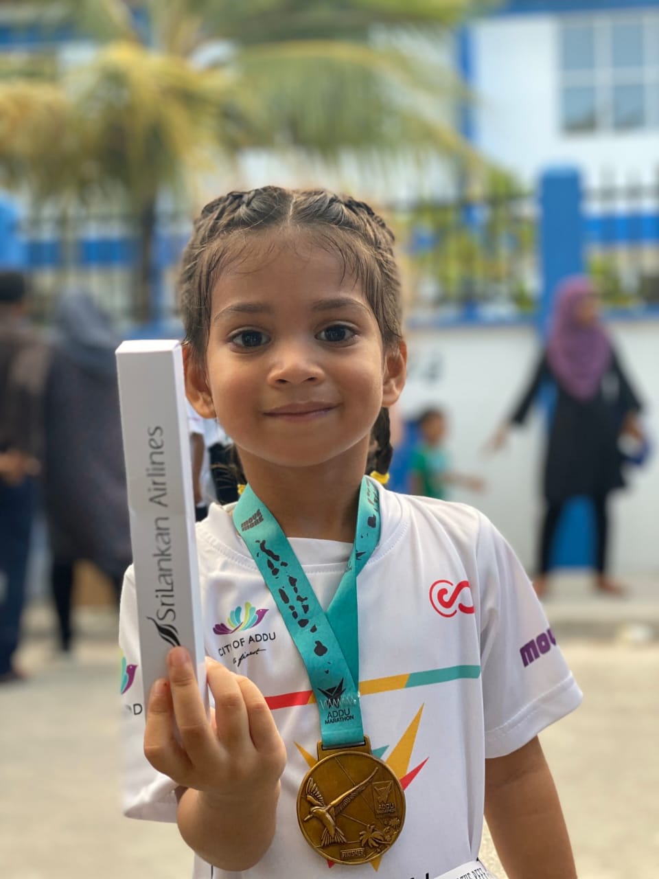 SriLankan Airlines, the award winning carrier, supported an international sports event &ndash; the Addu Marathon &ndash; on Gan Island