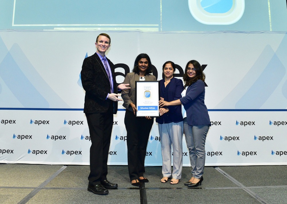 SriLankan Airlines wins Future Travel Experience award