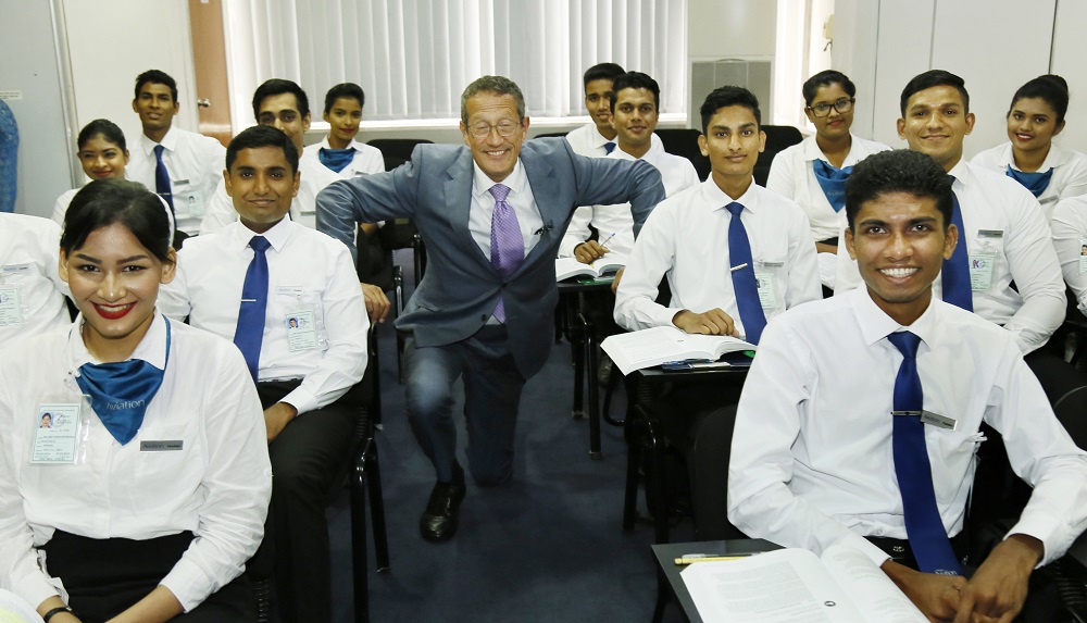 Richard Quest Visit In SriLankan Airline