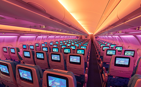 Inside view of the airport